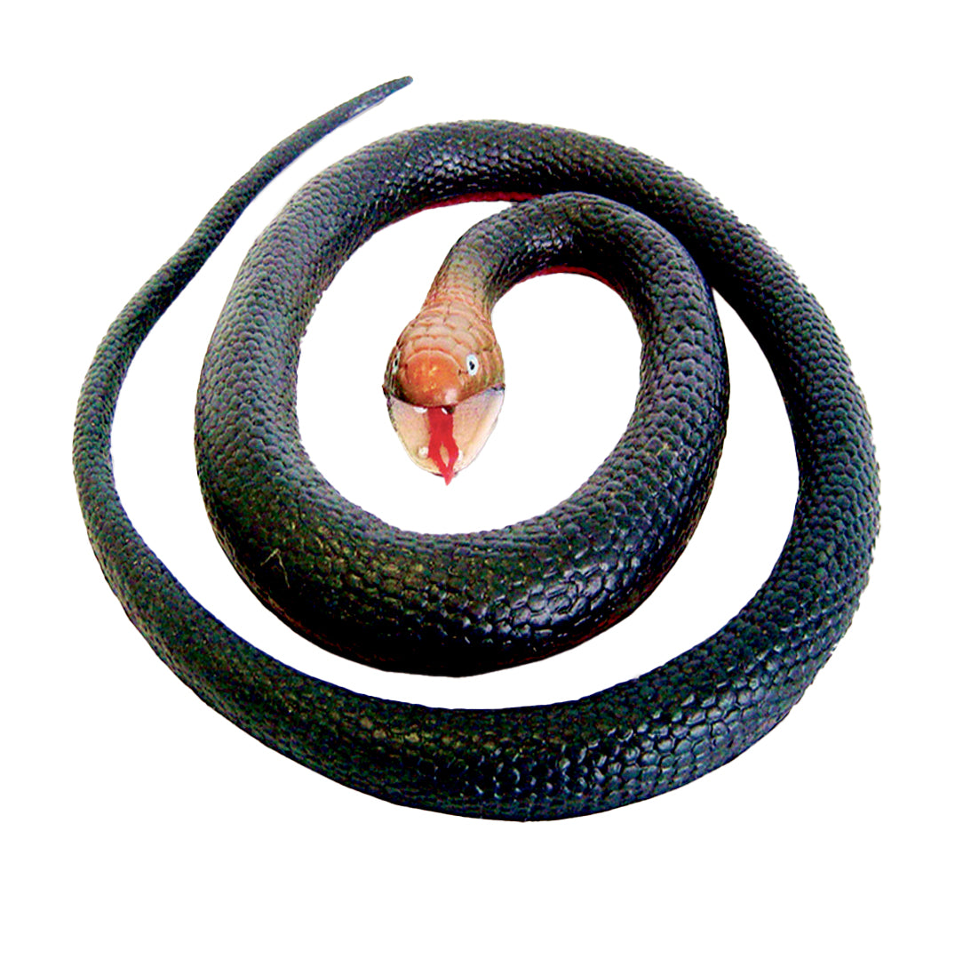 Rubber Snake Red Bellied Black 46" - Wild Republic