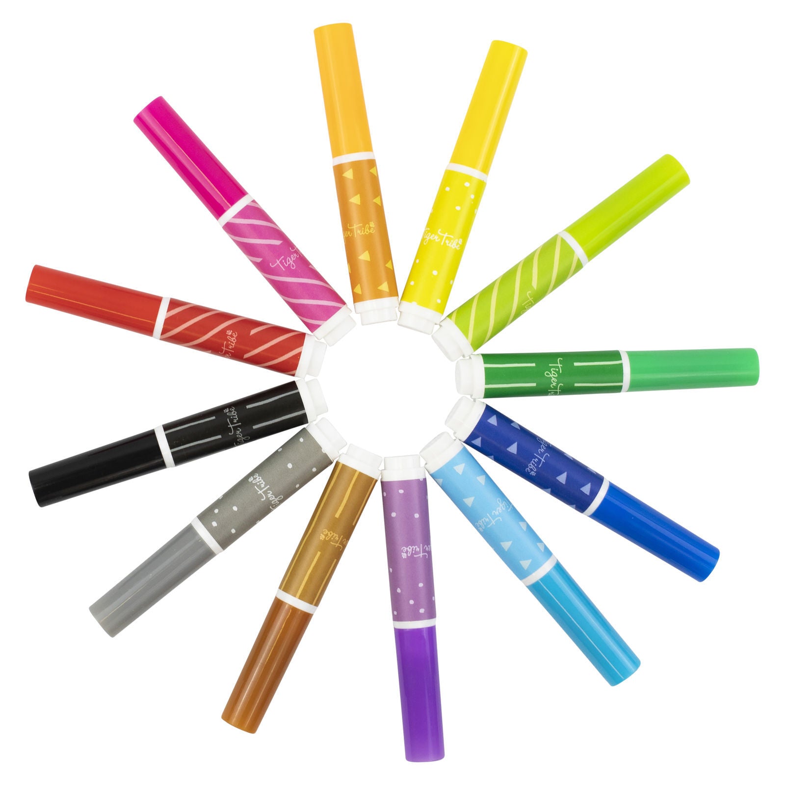 Junior Markers set of 12 - Tiger Tribe
