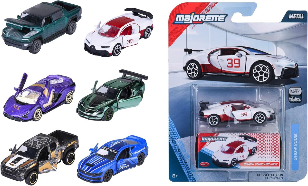 Die Cast Showroom Deluxe Cars 6 asstd Majorette - Rainbow Pacific
