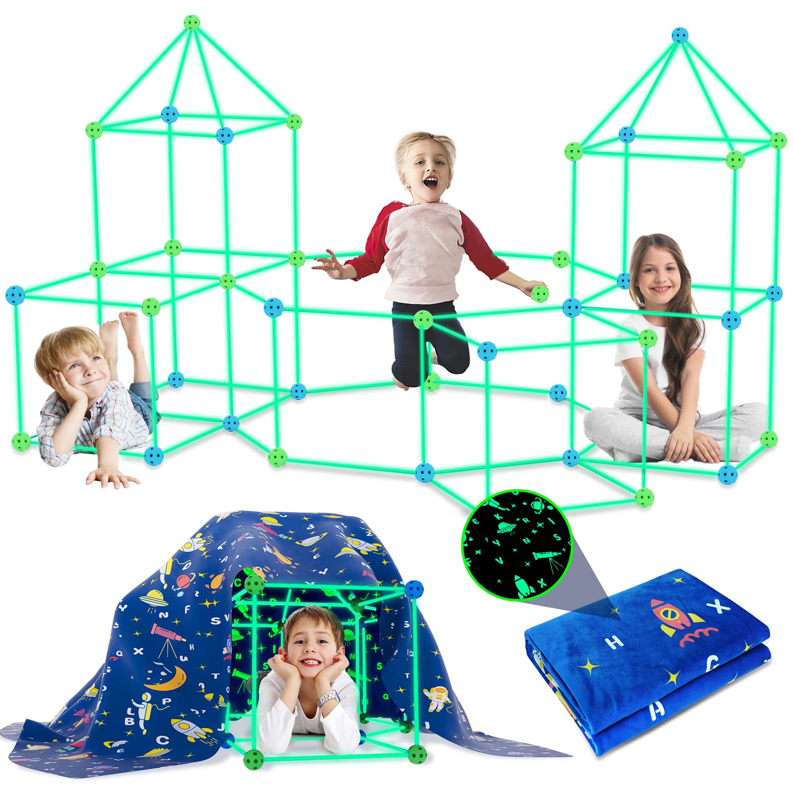 'glow In The Dark' Build A Fort
