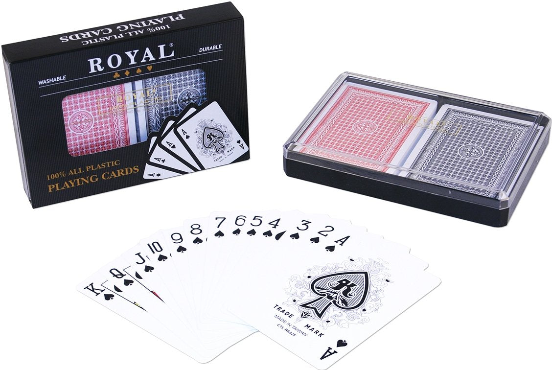 Royal 2 Deck set of Playing Cards - Jack in the Box