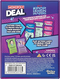 Monopoly Deal KPOP Demon Hunters - All Brands