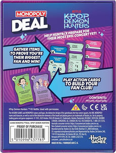 Monopoly Deal KPOP Demon Hunters - All Brands