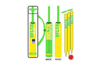 Cricket Set Wood Bat Ball & Stumps Size 3 - Belta Brands