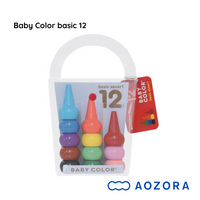 Aozora Crayons Basic range 12 asstd - Kawada