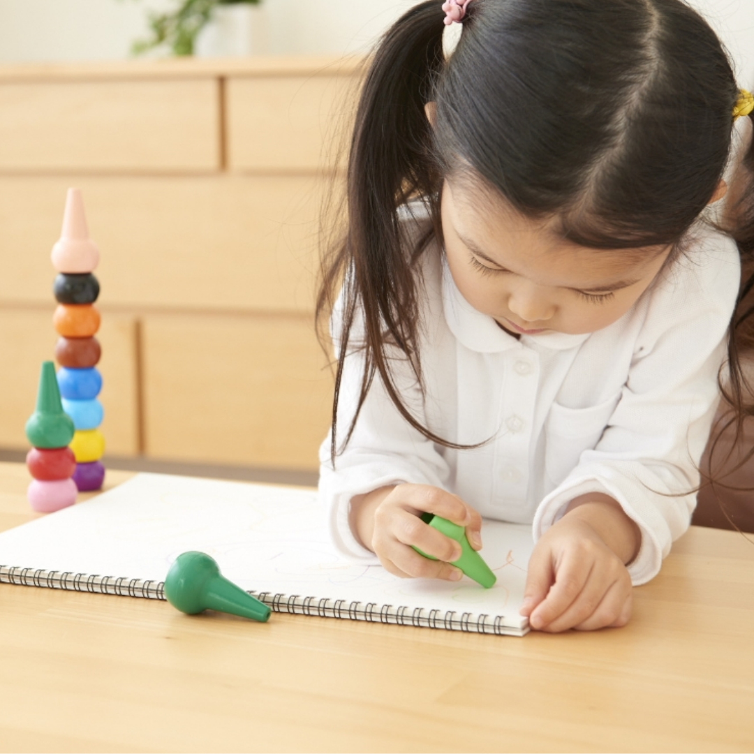 Aozora Crayons Basic range 12 asstd - Kawada