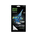 Blue Angels F/A-18 Super Hornet 3D Steel Model Kit - Metal earth