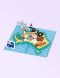 Nanoblock – Animals of Australia on Map