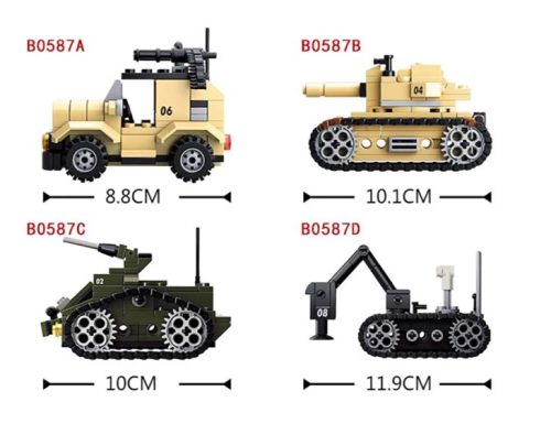 ARMY 8 into 1 Model Range Sluban - Belta Brands