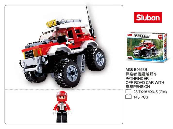 Car Club Offroad Red Sluban - Belta Brands