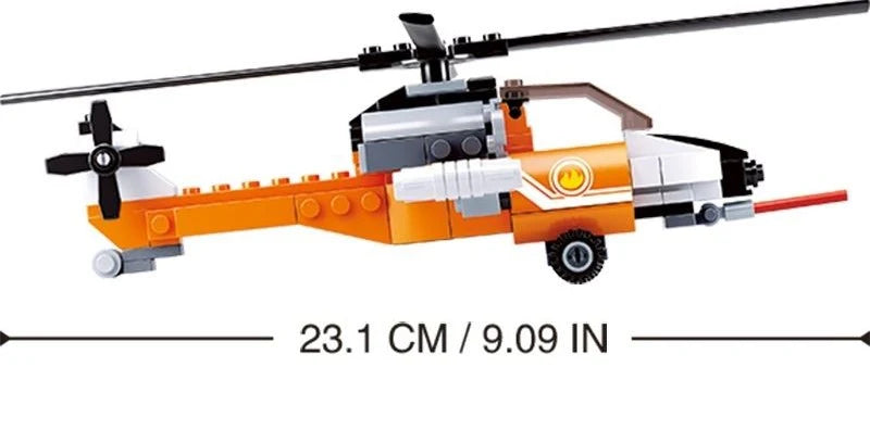 AVIATION Helicopter 129pcs - Sluban