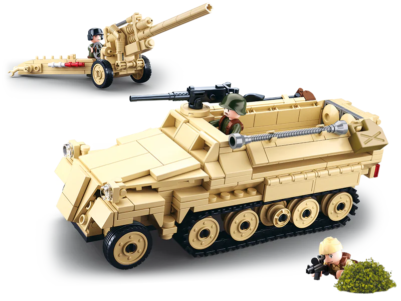 WW2 Half Track 460pcs - Sluban