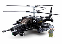 Model Bricks KA-50 Black Shark Helicopter 330pcs - Sluban