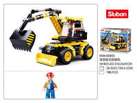 Sluban Town Construction Series Excavator/lifter 196pcs - Belta Brands