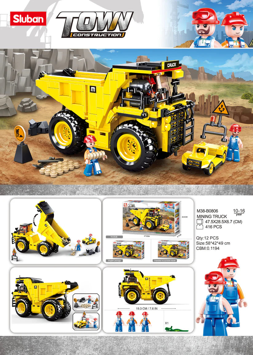 Mining Dump Truck Town Construction - Sluban