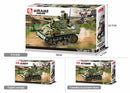 WW2 M5 Light Tank 344pcs - Sluban