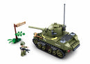 WW2 M5 Light Tank 344pcs - Sluban