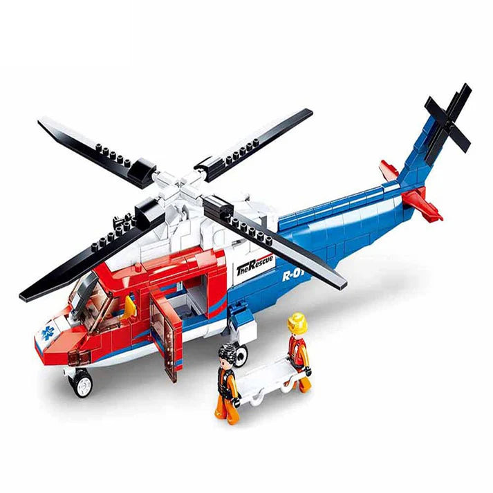 Model Bricks Sea Rescue Helicopter 402pcs Sluban - Belta Brands