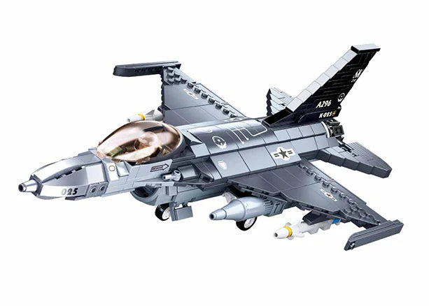 Model Bricks F-16C Falcon Fighter 521pcs Sluban - Belta Brands