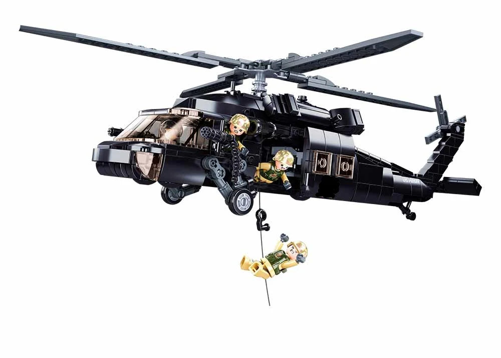 MB Helicopter Black Hawk 692pcs - Sluban