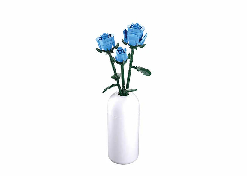 Life Bricks Blue Rose - Sluban