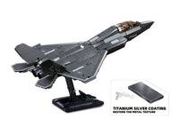 Model Bricks J35 Stealth Aircraft Metal Coating 1/44 Scale 838pcs
