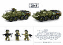 BTR-80AS Infantry Fighting Vehicle 611pcs Sluban - Belta Brands