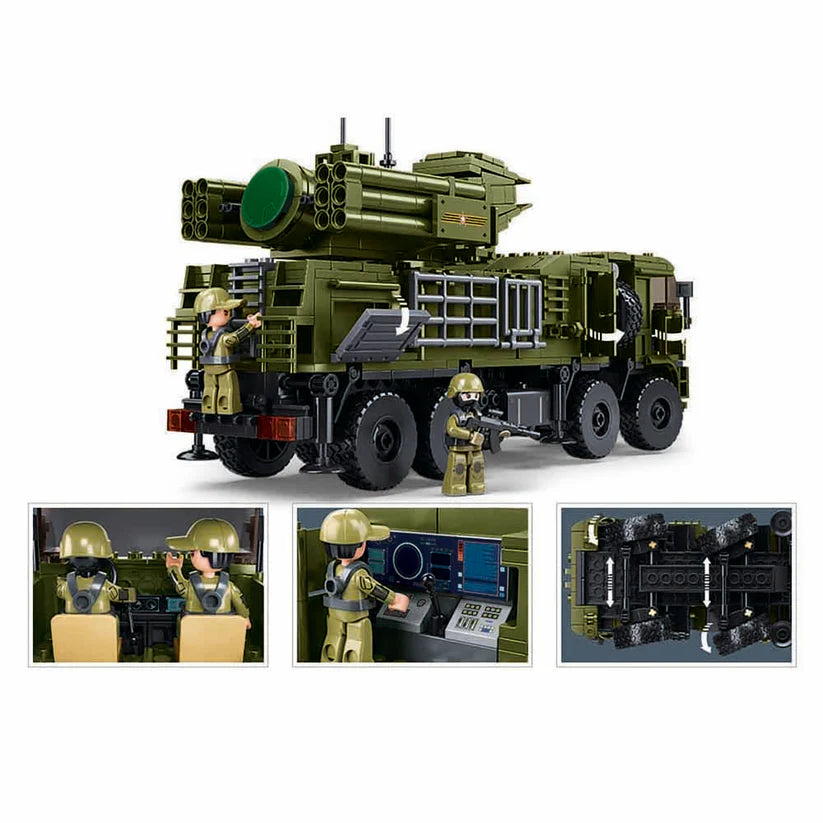 Model Bricks Pantsir-S1S Self Propelled ADS 659pcs - Sluban