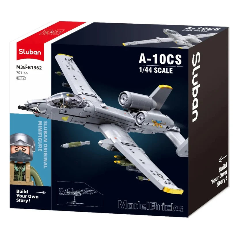 Model Bricks A10 CS Attack Aircraft 701pcs - Sluban