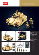 Model Bricks M3A3S Bradley Tank 905pcs - Sluban