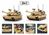 Model Bricks M1A2 Tusk Tank 2S 988pcs Sluban - Belta Brands