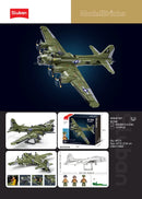 Model Bricks B-17GS Bomber Flying Fortres 1270pcs
