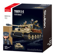 Model Bricks Tiger Tank scale 1:35 941pcs Sluban - Belta Brands