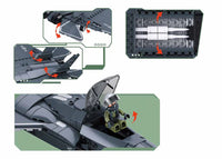 ARMY J35 Fighter 1/55 Scale 335pcs - Sluban