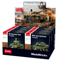 Sluban WW2 Tanks 6 asstd designs - Belta Brands