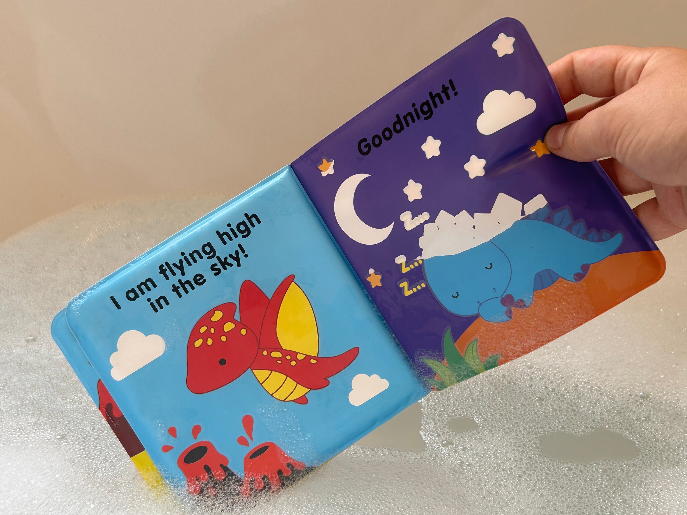 Colour Changing Bath Book Dinosaur