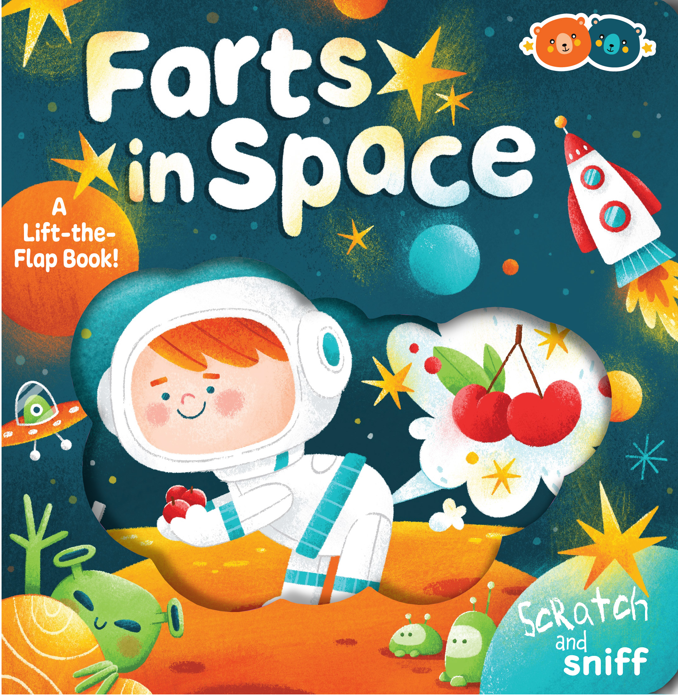 Scratch and Sniff Book Farts in Space - Buddy & Barney