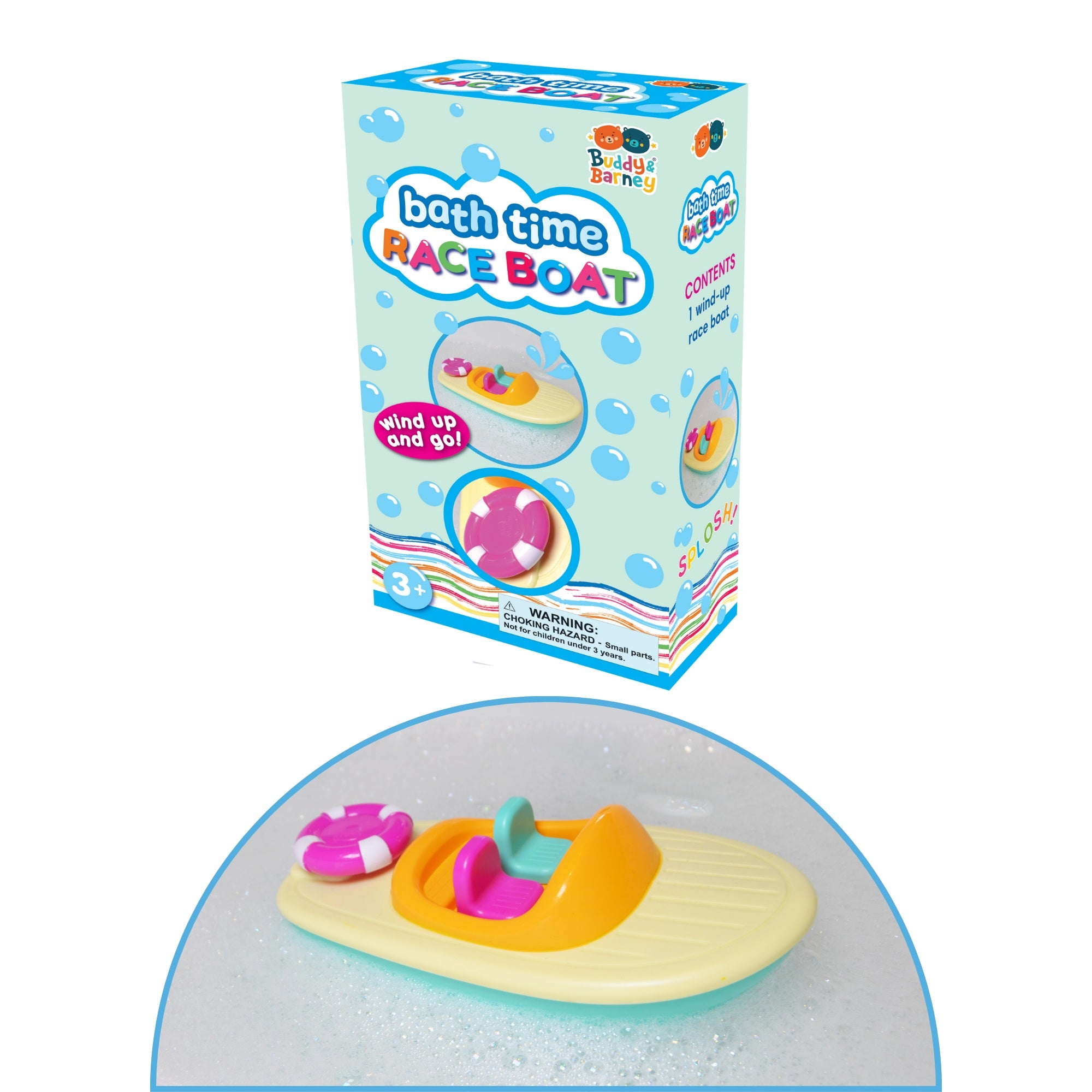 Bath Time Race Boat - Mishmashed