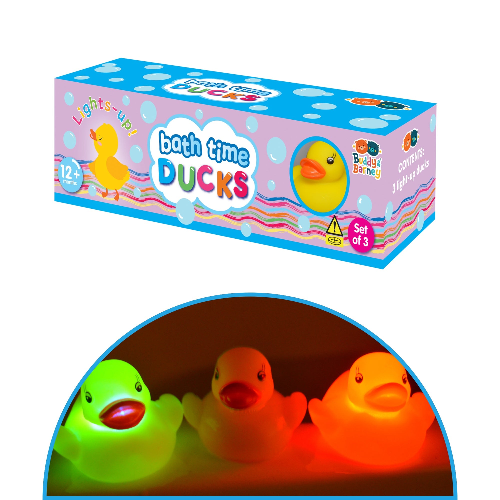 Bath Time Light-Up Ducks - Mishmashed