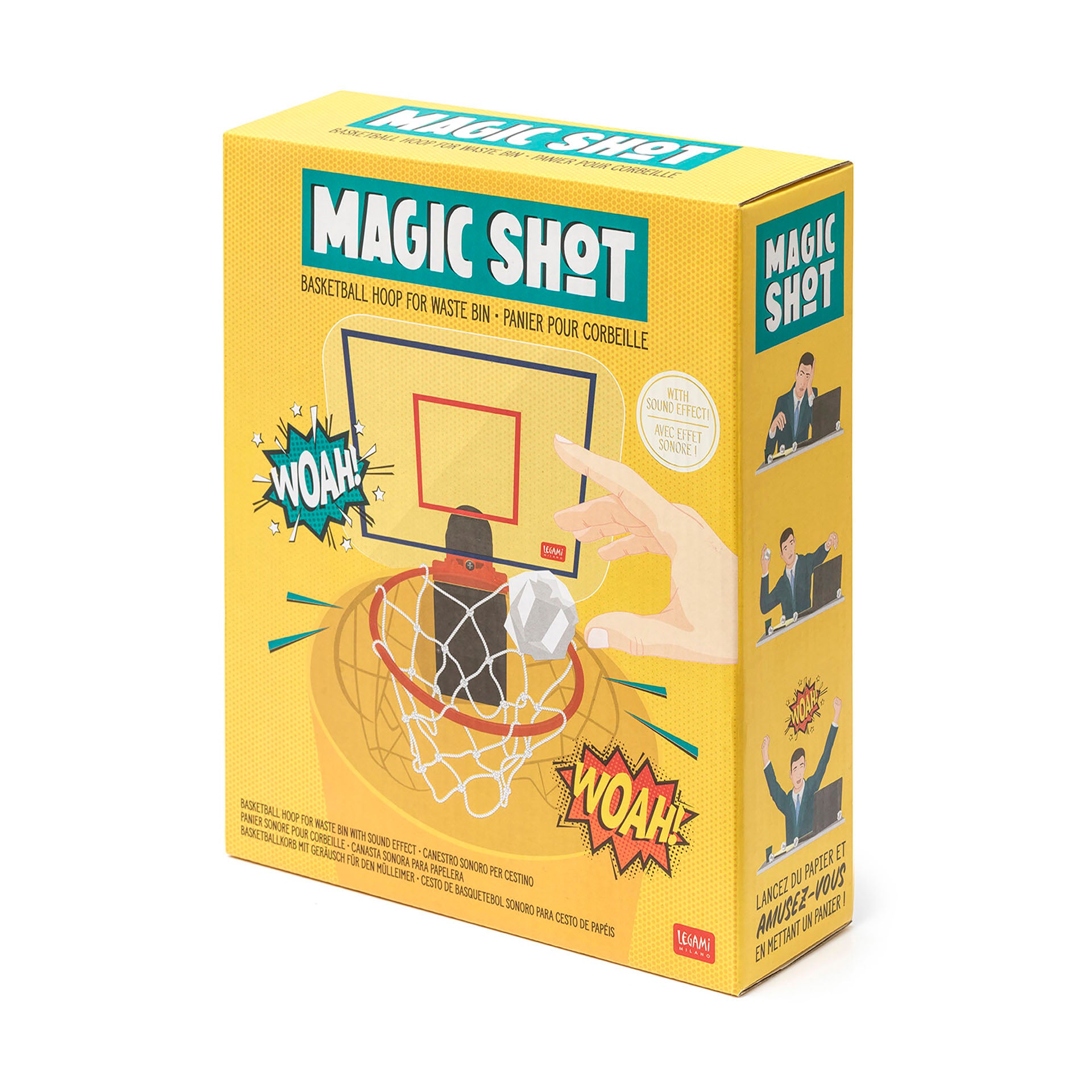 Basketball Bin with Sound Magic Shot Legami - Paperie