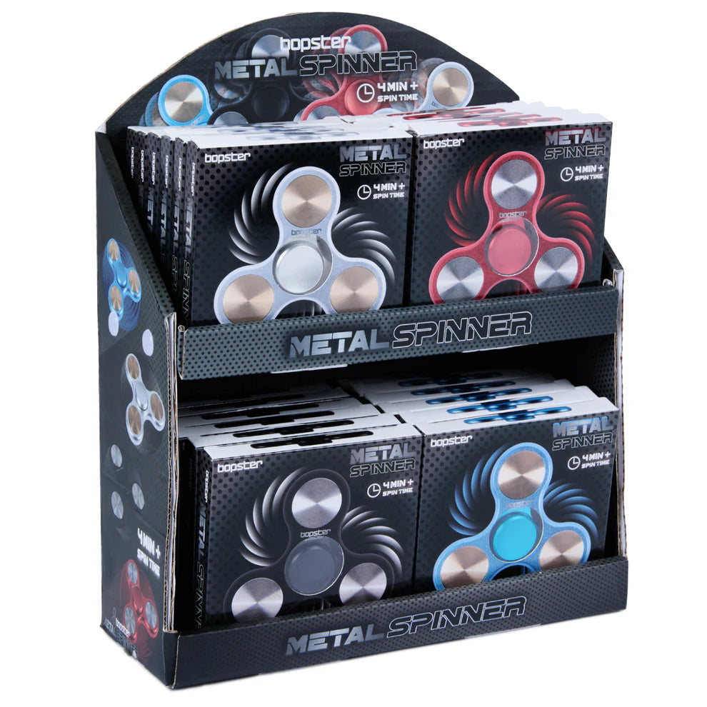 Bopster Metal Fidget Spinner Asstd- William Valentine