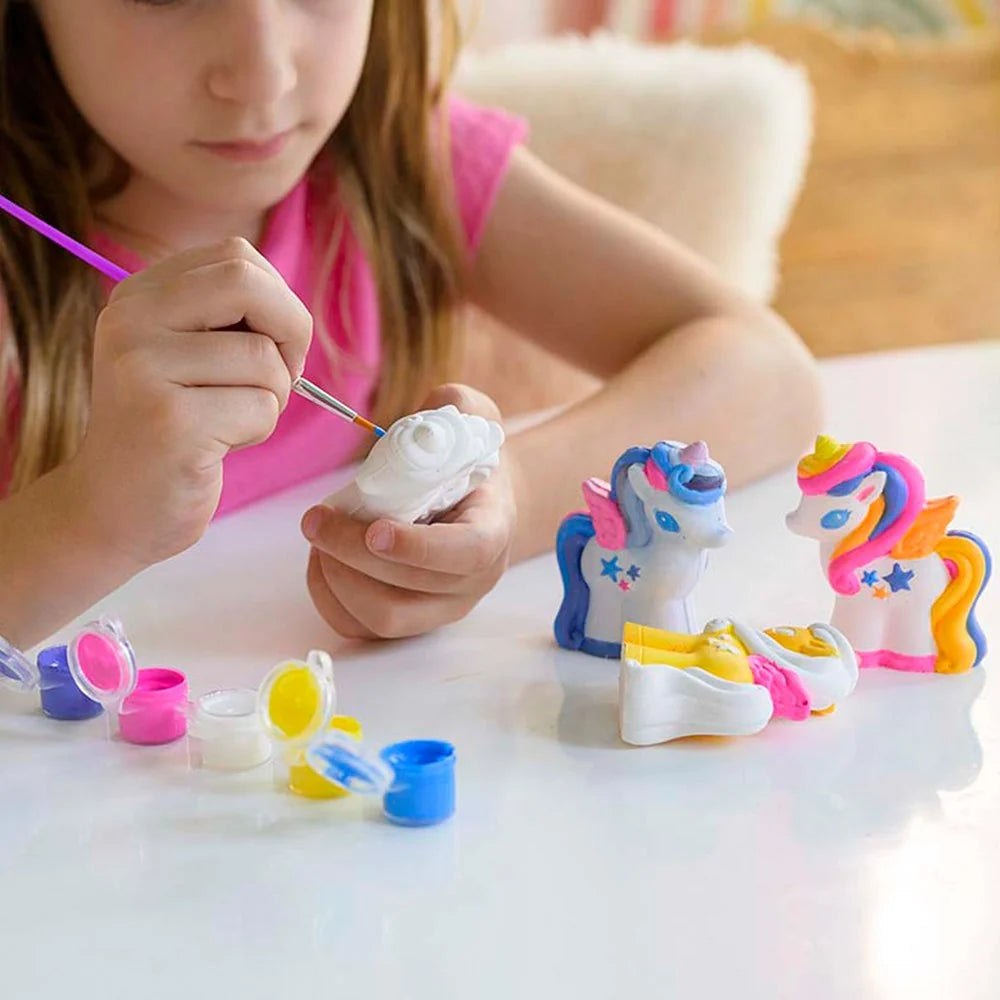 4M 3D Mould & Paint Unicorns - Johnco