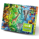 Holographic Puzzle 100pcs Jungle Paradise - Crocodile Creek