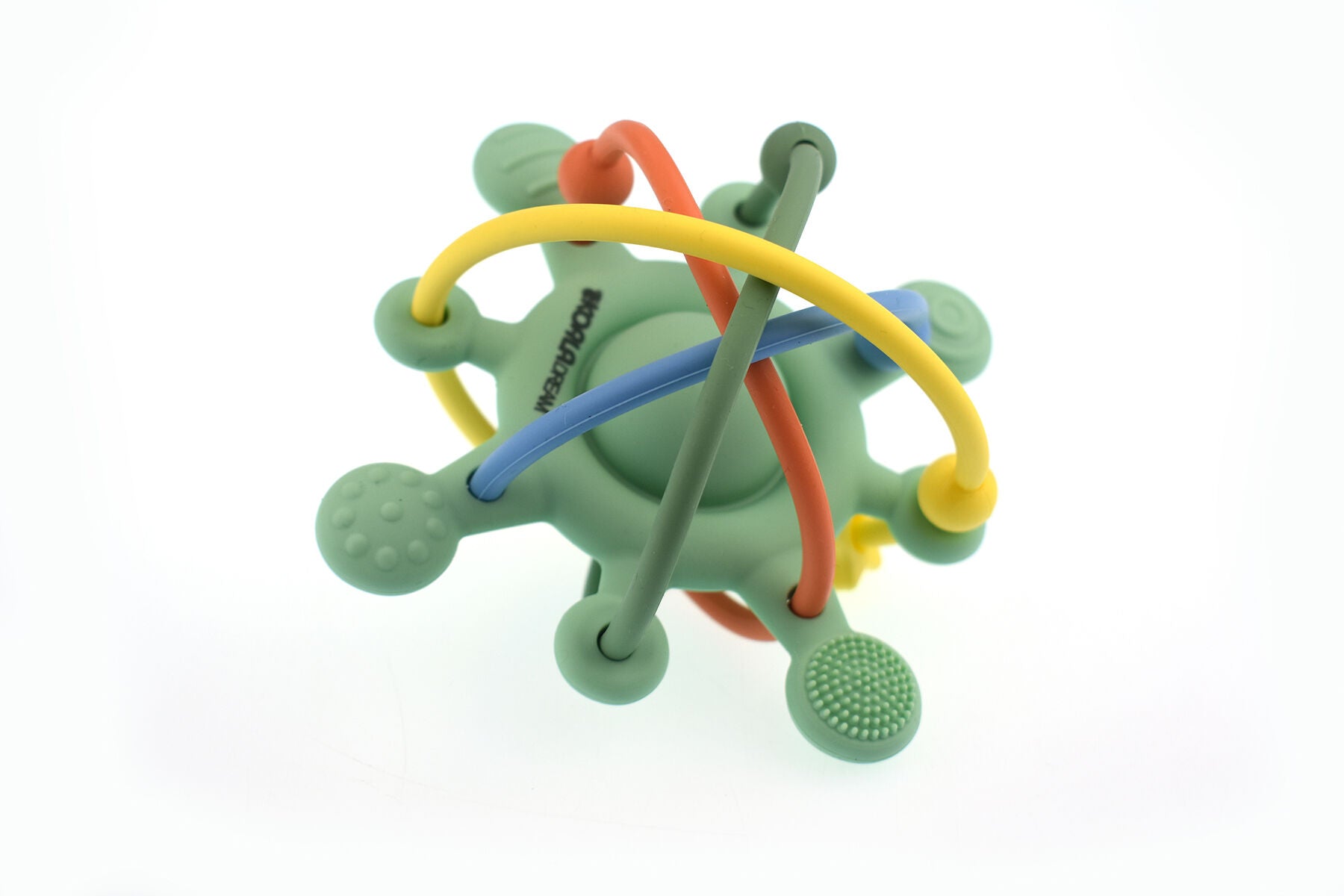 Silicone Sensory Space Rattle Teether Green - Koala Dream