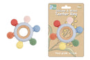 Silicone & Wood Teether Ring Blue - Koala dream
