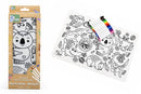 Reusable Silicone Drawing Mat Australian Animals - Eleganter