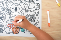 Reusable Silicone Drawing Mat Australian Animals - Eleganter