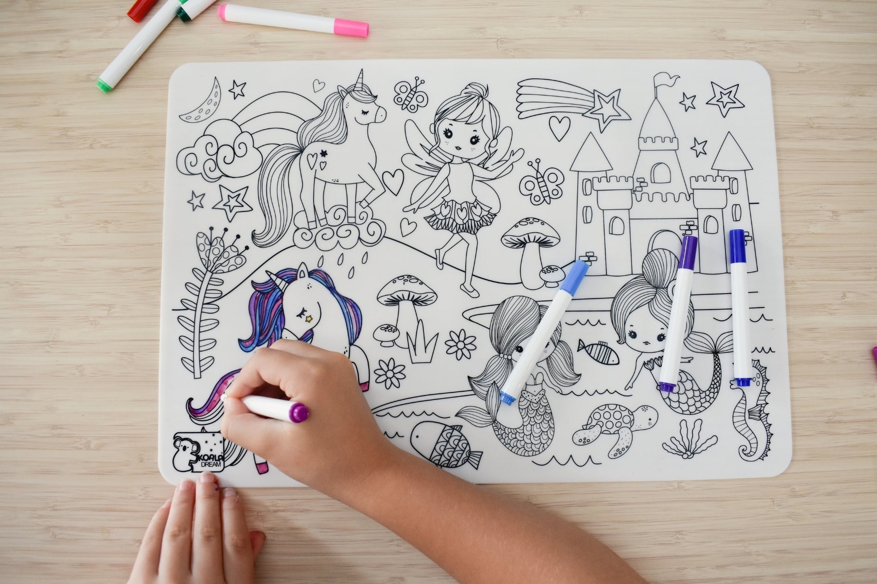 Reusable Silicone Drawing Mat Enchanted Kingdom - Eleganter Aust.