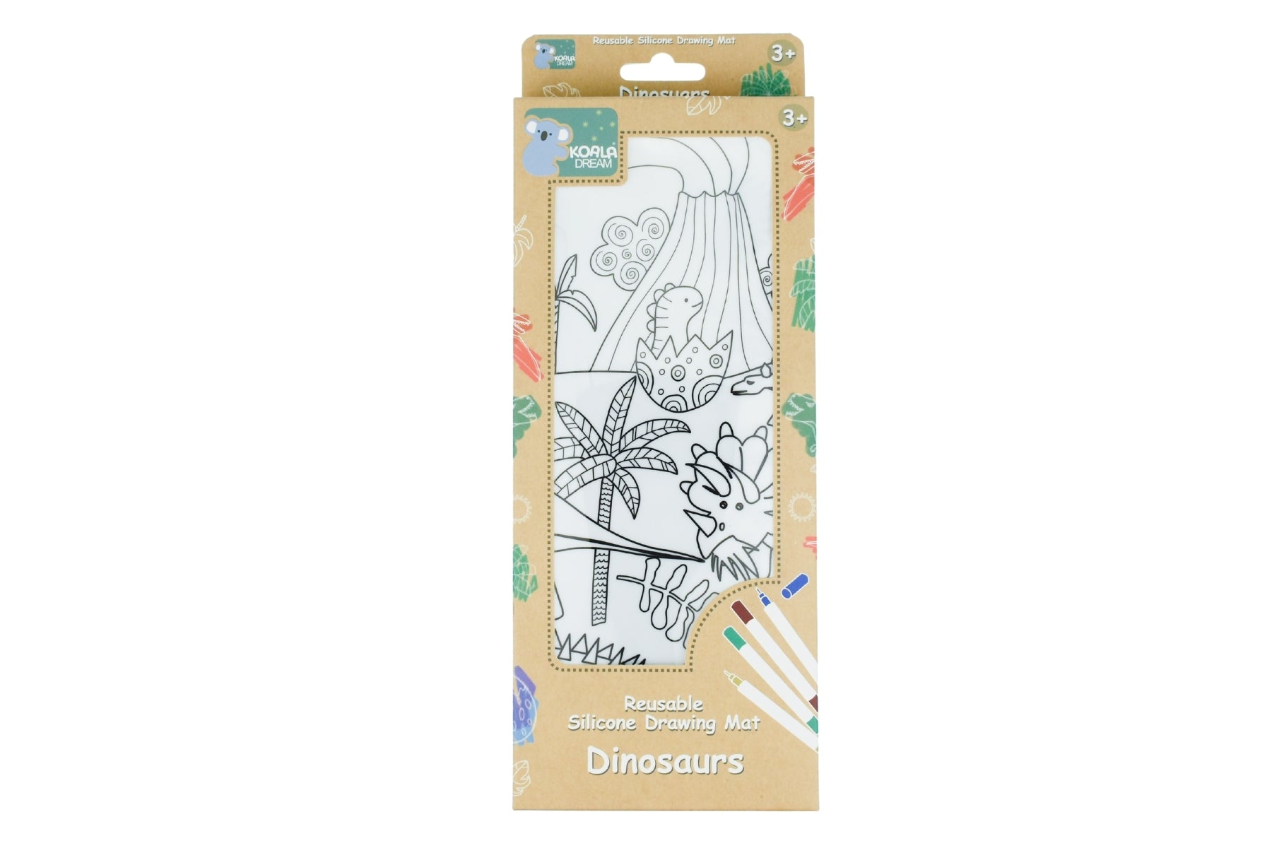 Reusable Silicone Drawing Mat Dinosaurs - Eleganter Aust.