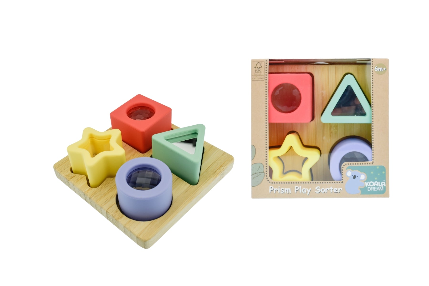 Silicone Prism Shape Sorter - Eleganter